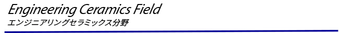 エンジニアリングセラミックス分野